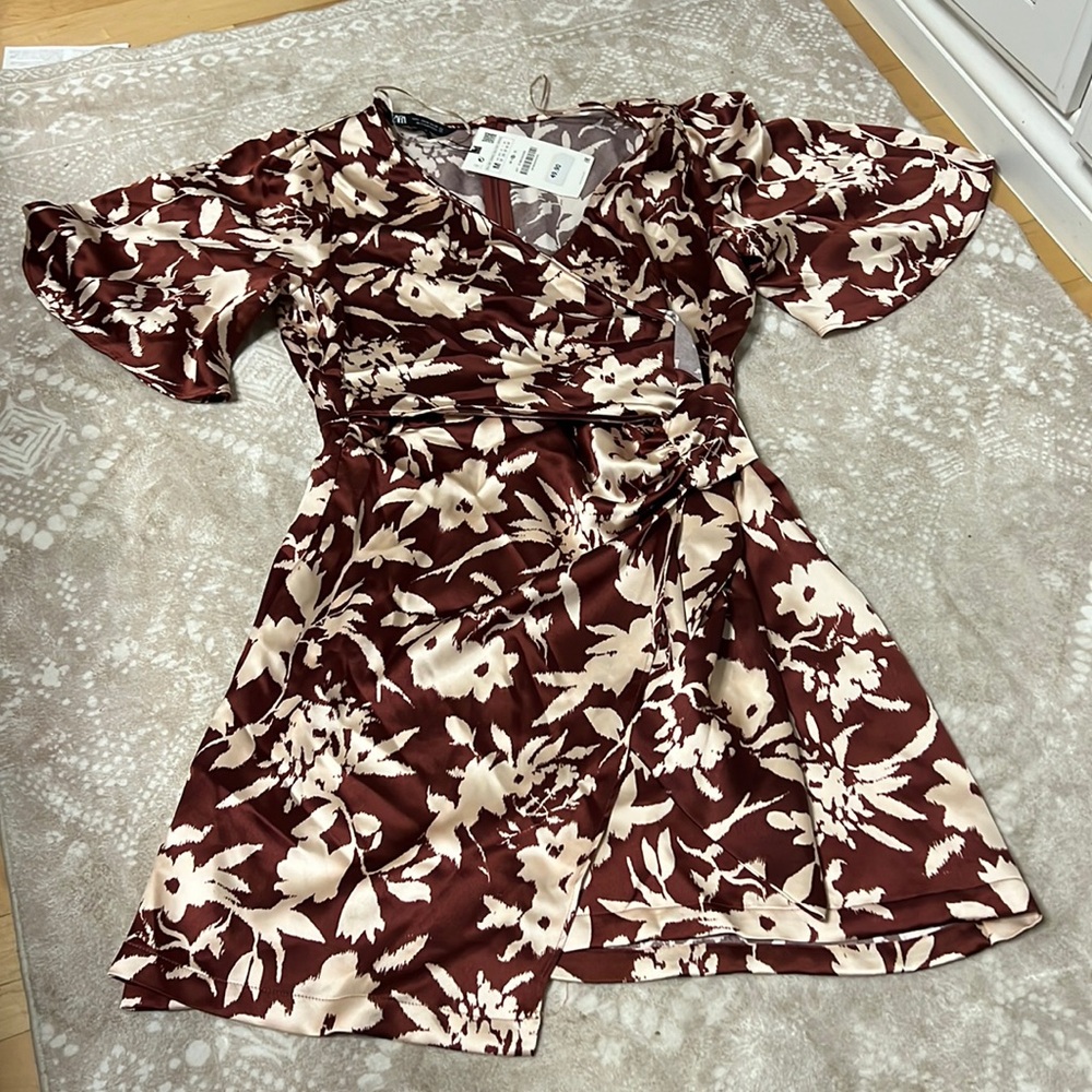 NWT Zara Wrap Dress